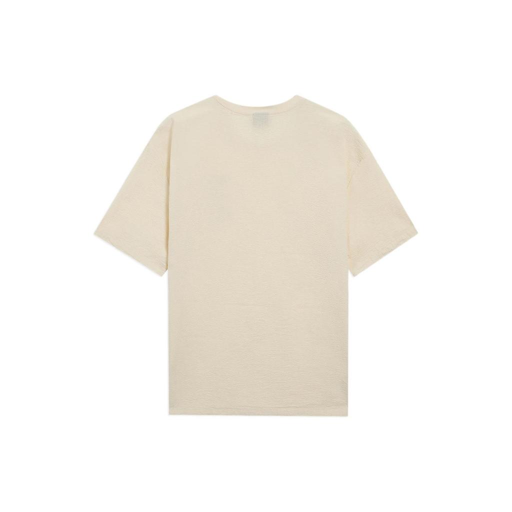 Li-Ning SS22 Wade Series Solid Color Sports T-Shirt Unisex Tops Cloud-Apricot ATSS421-5