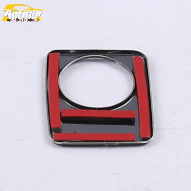 Tayron Rearview Mirror Button Bright Ring for 18 Models - Reflector Button Control Switch Patch