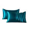 Silk-Style Solid Color Washable Imitation Silk Pillowcase