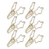 100Pcs Star   Clips Hollow Out Cartoon   Strong Clamping Sturdy Small Paper Clips for Documents Clothes Papers