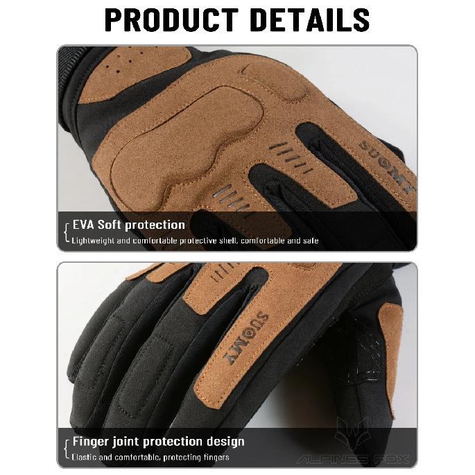 Motorcycle Gloves Windproof Waterproof Guantes Moto Motorbike Riding Gloves Touch Screen Moto Motocross Gloves Winter