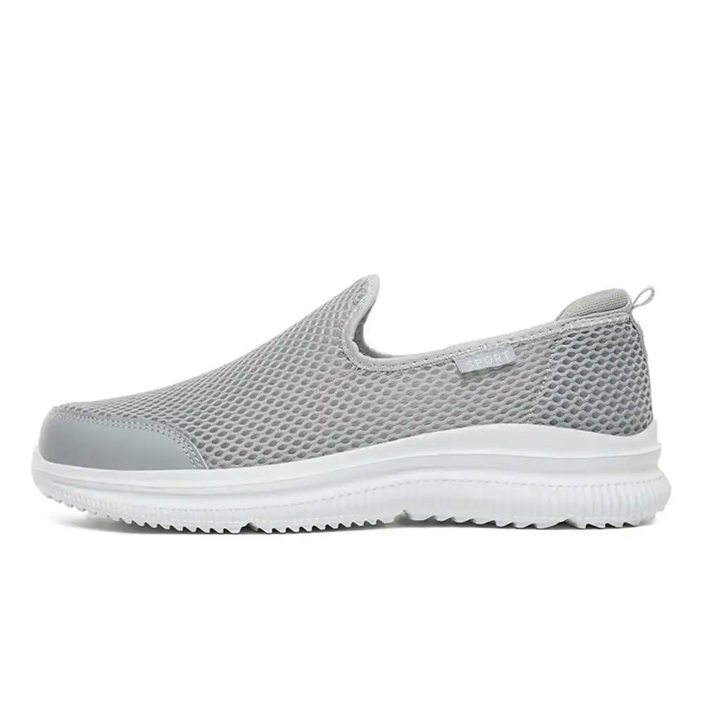 Fashion Sumer Lace-free Mens Running Sneakers Walking Sneskers Men Shoes White Color Sport Cool Newest Cheap Retro Second Hand