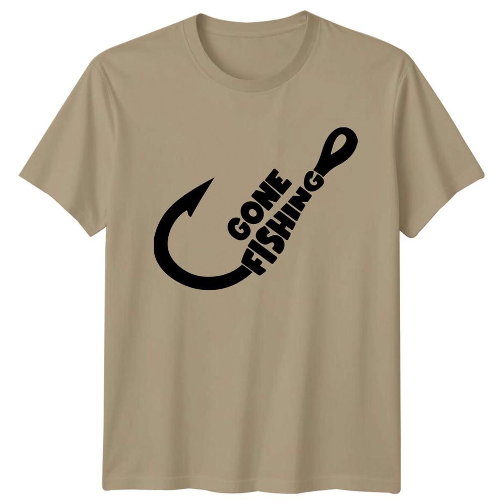 Gone Fishing Fish Hook Hobbies Unisexs TShirt FisherUnisex Tee S