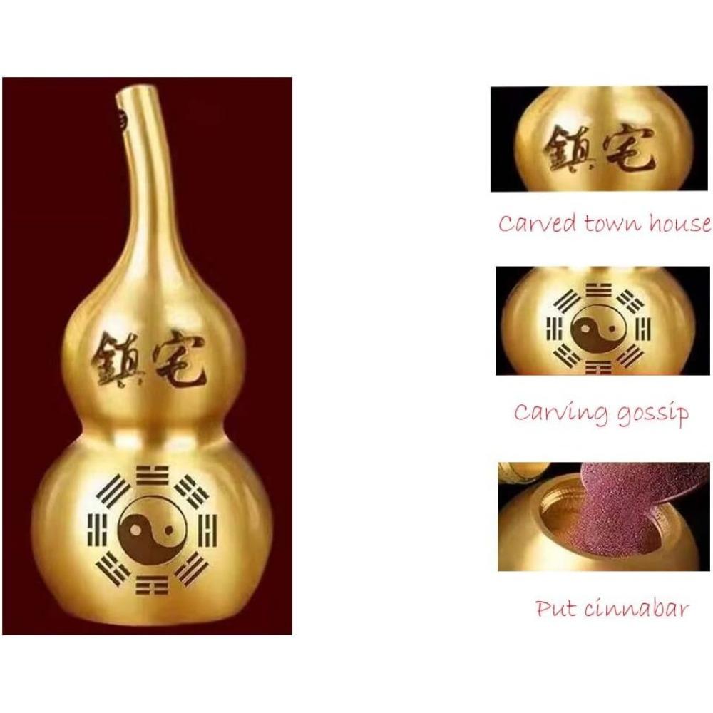 Pack of five Lucky Gourd Qing dynasty five emperors' coins Chinese knot pendant Tassel Gift For your lover Friends