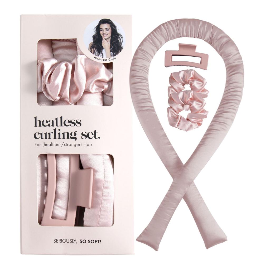Heatless Curling Rod, No Heat Hair Curler for Long Lasting Waves, Overnight Safe Hair Roller Set for Natural Curls Without Damage
