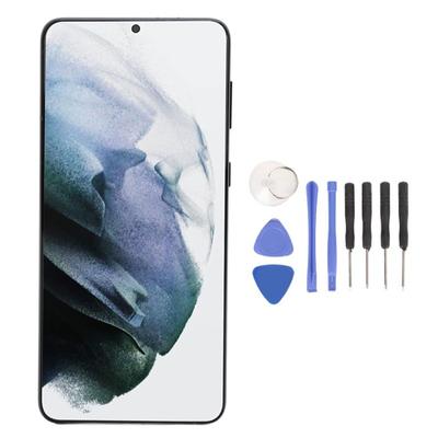 Pantalla de Repuesto para Teléfono 6.7 Pulgadas LCD Táctil Digitalizador Ensamblaje de Pantalla con Marco Herramienta de Huella Dactilar