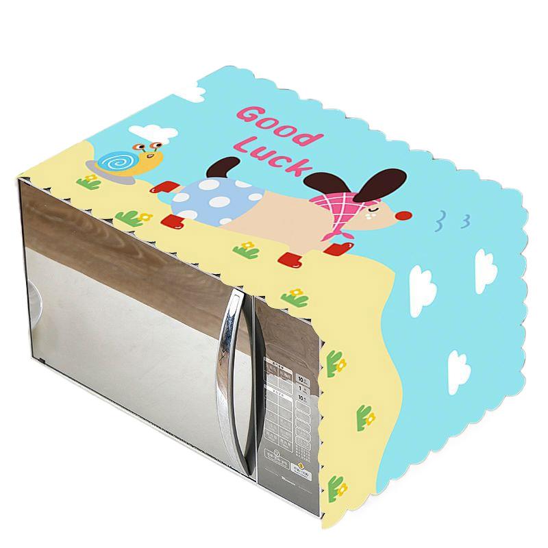 

1PC Oilproof Protection Cute 35*100cm Universal Microwave Oven Cartoon Dust Cover Stylish for Kitchen Appliances Cover Cloth 35*100cm
