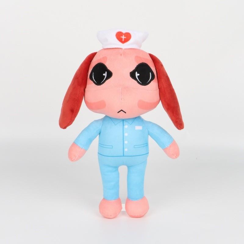Animal Hospital Plush Toy Set With Soft Pp Cotton Filling For Kids Role Play And Collectors