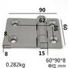 XK4402-6090 Stainless Steel Safe Electric Cabinet Hinge Fitting Kitchen Door Hinges