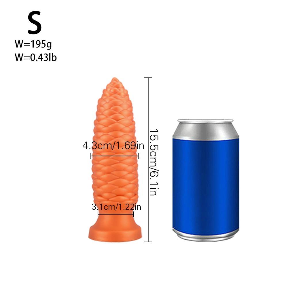 Premium Liquid Silicone Anal Plug - Unisex G-Spot Stimulator for Intense Orgasm | Adult Sex Toy