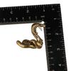 Copper Mini Cobra Statue Ancient Snake Figurines Tea Pets Brass Cobra Figurines  Birthday Gift