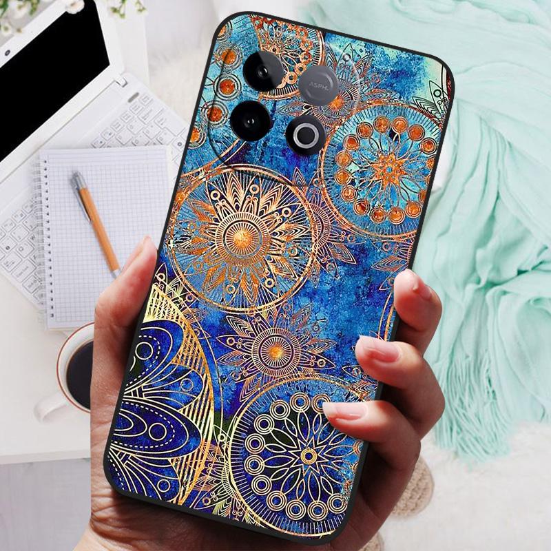 Etui silikonowe na tył telefonu VIVO iQOO Z10 Turbo Pro, etui z miękkiego zderzaka VIVO Y300 GT 5G