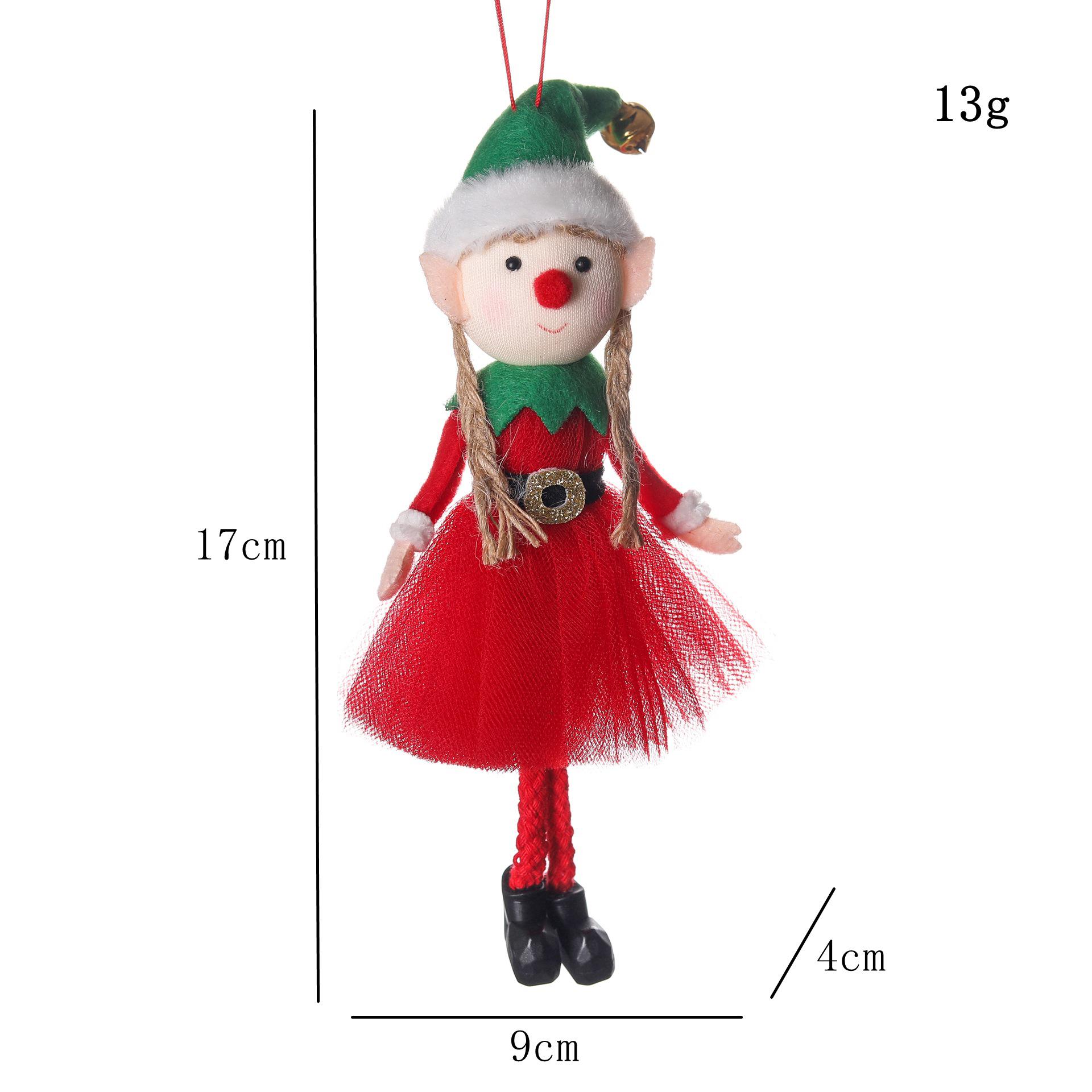 Creative Christmas Elf Doll Ornaments - Tree Decorations & Charms