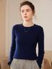 Women's Slim Fit Cashmere Sweater: Autumn/Winter Fashion Round Neck Knitted Pullover