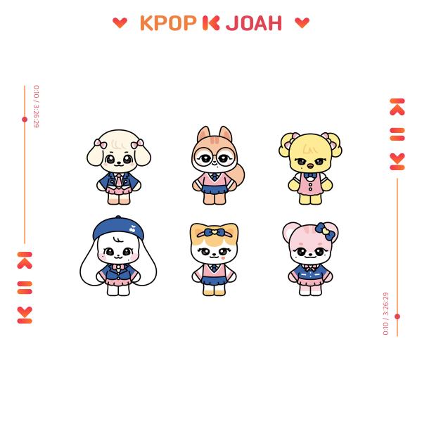 (SCHOOL PLUSH KEYRING) IVE X MINIVE [WELCOME TO MINIVE SCHOOL] Pop-Up MD