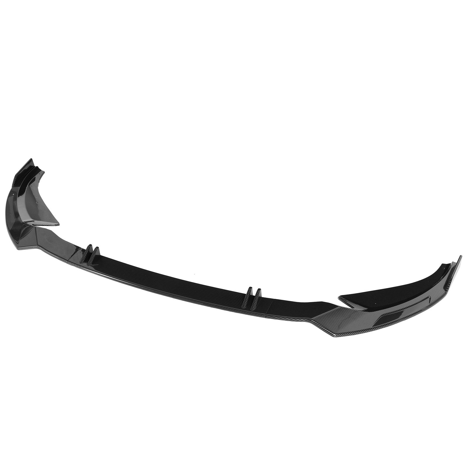 

Car Modified Carbon Fiber Texture Front Bumper Lip Spoiler Fit for A6 C8 2019 up