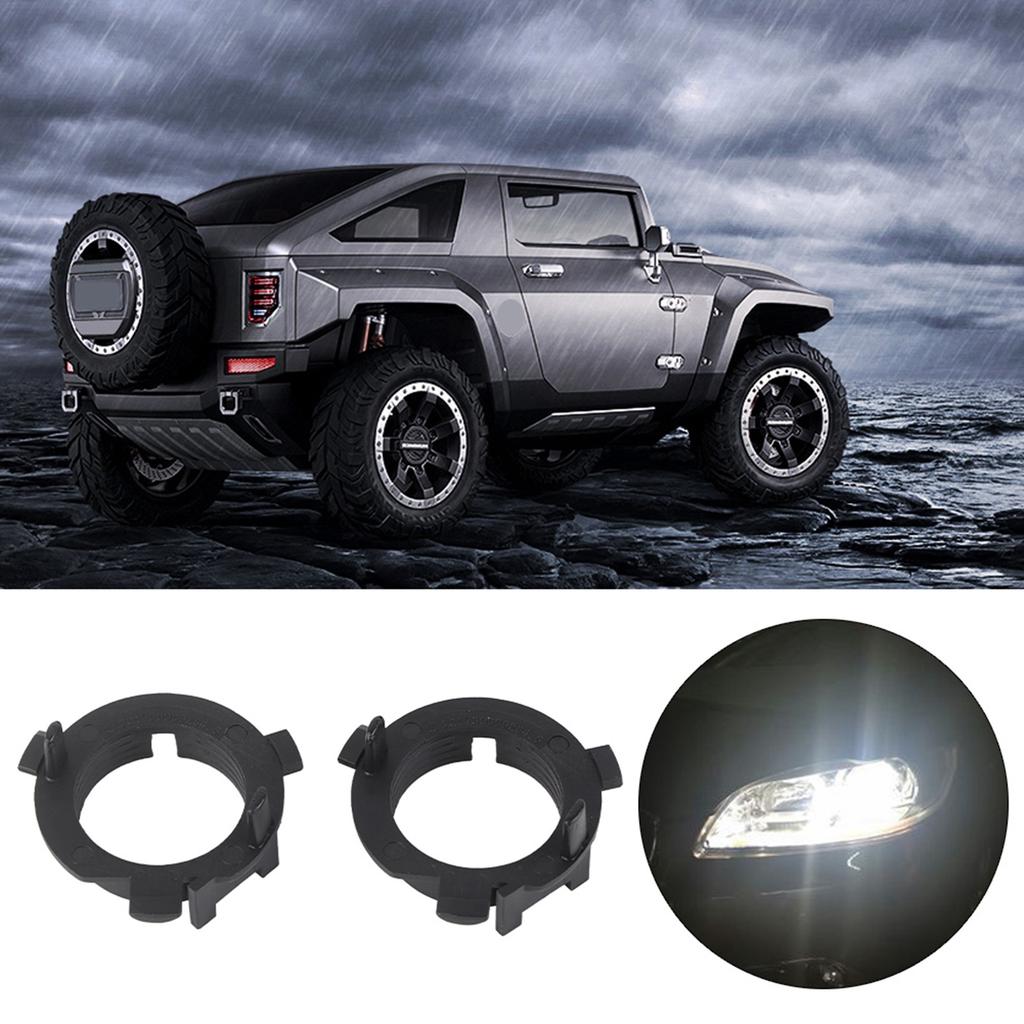 1 Pair H7 LED Headlight Adapter Retainer Holder for KIA K4 K5 Sorento Veloster Santa Fe