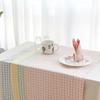 Melan Washed Check Cotton Table Runner (4 Colors) L