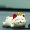 Waving Arm Lucky Cat Car Decoration Cartoon Cat Maneki Neko Ornament  Christmas