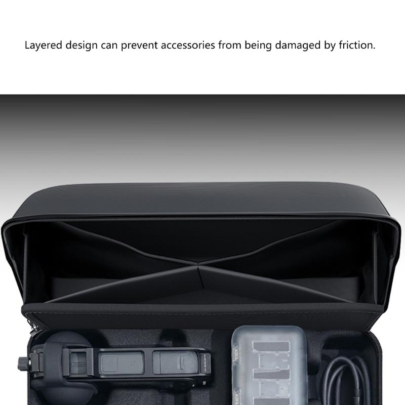 Compact Storage Bag Multiple Compartment For 360 X5 Camera Accessories Holder Bag Durability Protections