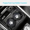 2 stuks/set Pootafdruk Siliconen Auto Onderzetters Universele Pasvorm Antislip Bekerhouder Bescherming Duurzaam Makkelijk Schoon te Maken Auto Interieur Accessoires