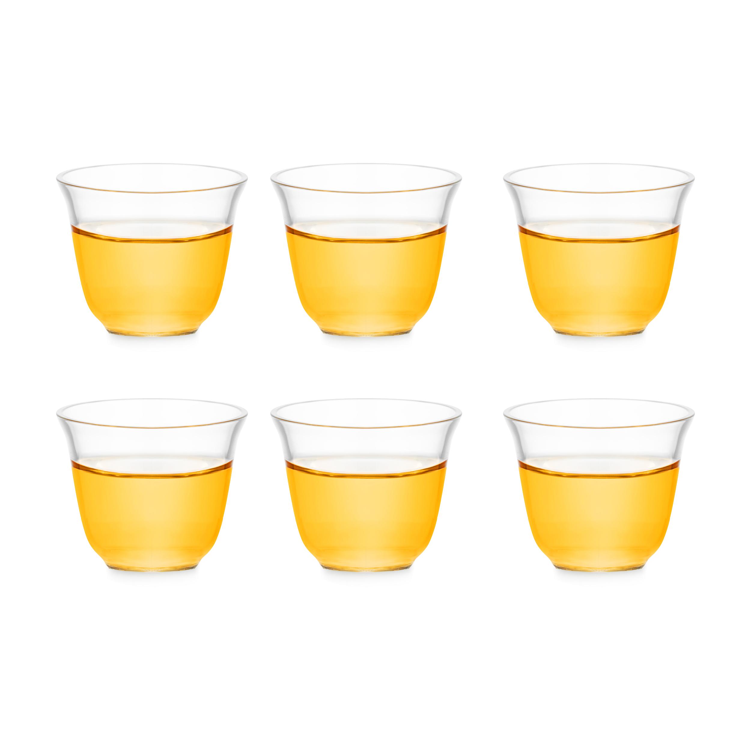 

Samadoyo 6-pack high borosilicate glass cup, heat-resistant glass cup, small glass cup, 50ml/1.69oz 50ml
