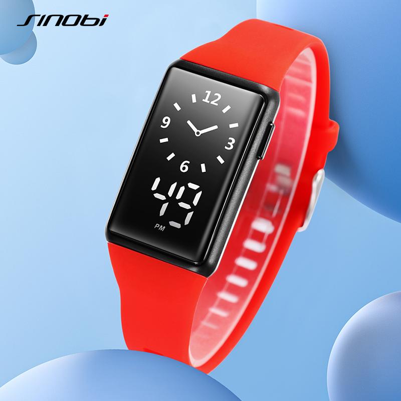 SINOBI Nova chegada relógios digitais masculinos moda esportes à prova dwaterproof água relógios de pulso masculino design original relógio de calendário masculino