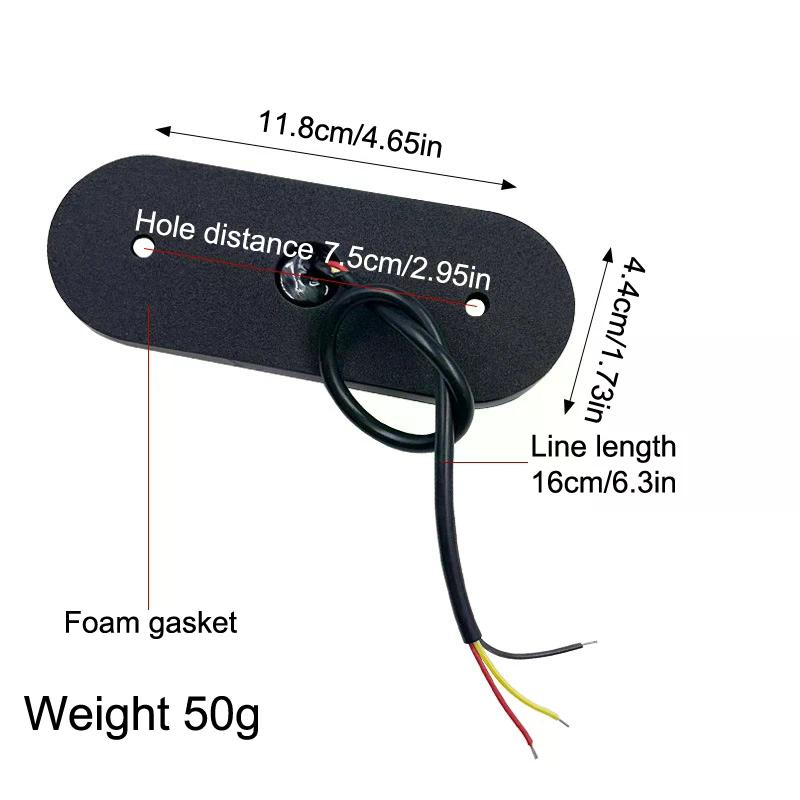 High Visibility 12V/24V LED Side Markers Flashing And Constant Light Modes For Trucks Trailers And Motorcycles