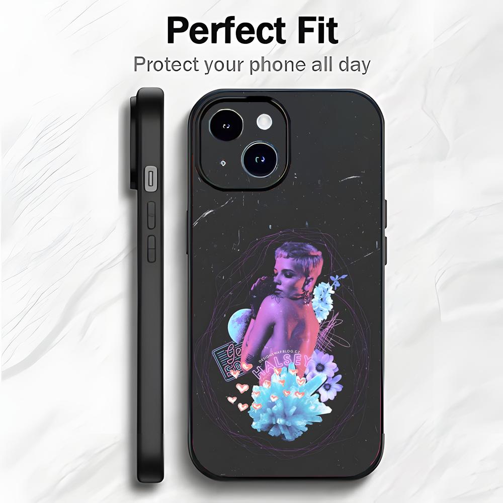 Unique Pop Cool Singer H-Halsey Phone Case Phone Case Soft Packaging Lightweight For iPhone17 16 15 14 13ProMax