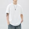 ROMON Men's Pure Cotton Loose Fit Short Sleeve T-Shirt