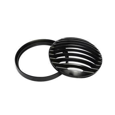 Motorcycle Headlight Grille XL1200X 2004-up Motorcycle 5 3 4" 5.75" LED Headlight Grille Cover Black ABS