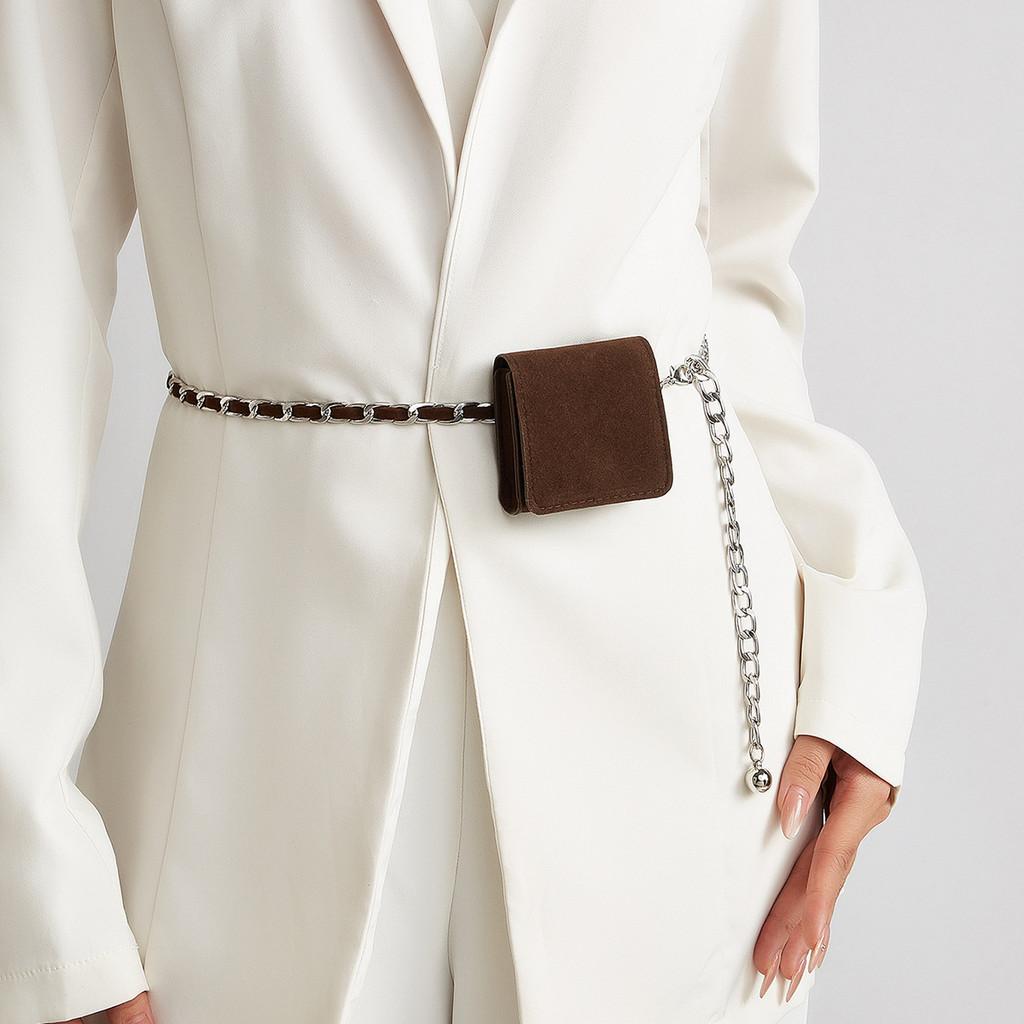 Retro Hüfttasche Mit Schlüssel-Handy-Tasche Für Damen Modeaccessoire