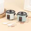 Dollhouse Cute Realistic Miniature Kitchen Appliance Model Openable Door for Playtime Storage Scene Decoration Decor Room Decor
