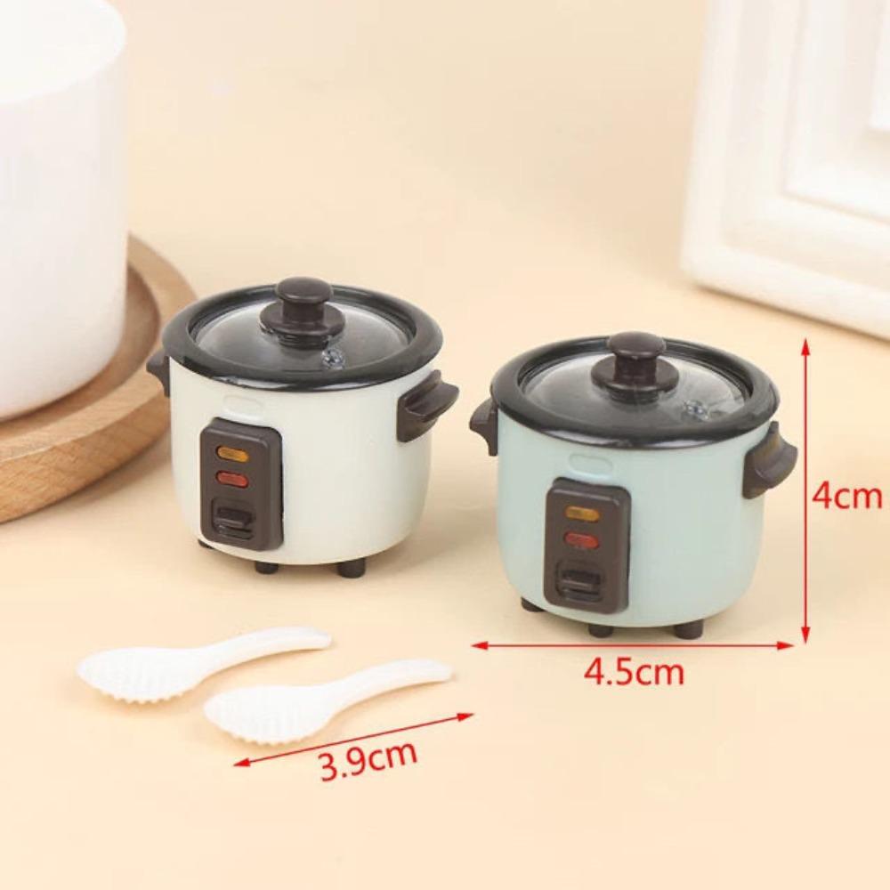 Dollhouse Cute Realistic Miniature Kitchen Appliance Model Openable Door for Playtime Storage Scene Decoration Decor Room Decor