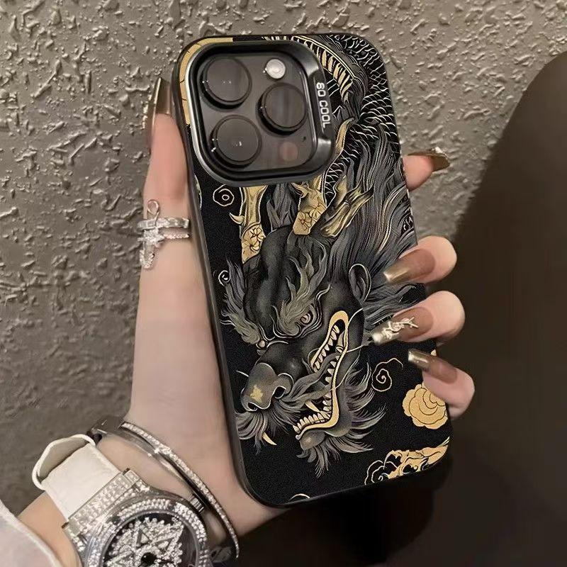 Year of the Dragon New Year model is suitable for iphone16promax mobile phone case high-end Apple 15 new 14/13/12