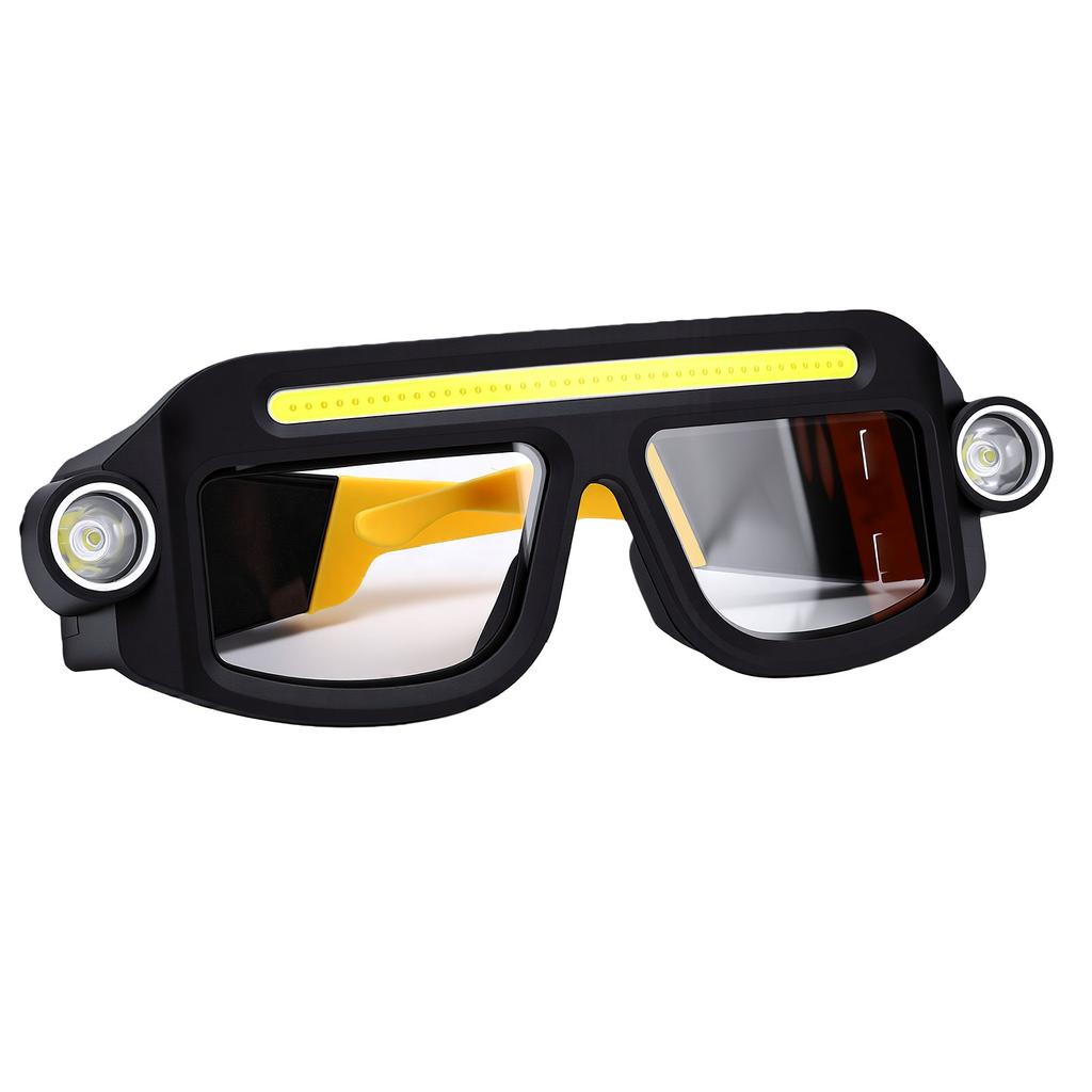 LED Glasses Headlight Lightweight IPX4 Water Proof Rechargeable Hands Free Glasses Headlamp For Night Fishing Repair