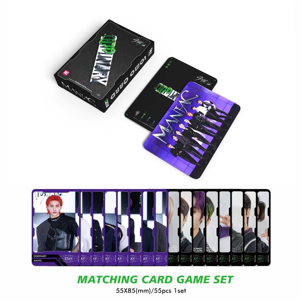 55pcs/Set Box Stray Kids Lomo Cards Ginet Karma Do It ATE Album Themed Photocards Hyunjin Collection For Fans Oddinary XGift