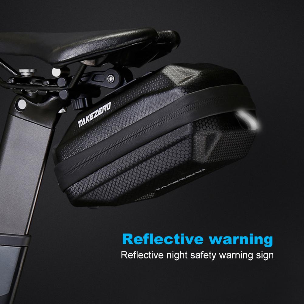 Bicycle Saddle Bag Waterproof Reflective MTB Bike Saddle Storage Seat Rear Tool Pouch Bag Saddle Outdoor Cycling MTB Accessories
