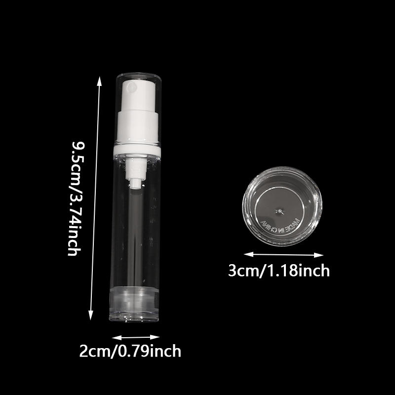 1 Set Vacuum Bottle Travelling Dispenser Bottle Set Press Spray Cosmetic Portable Empty Bottle Cream Lotion Foundation Refillable Bottles