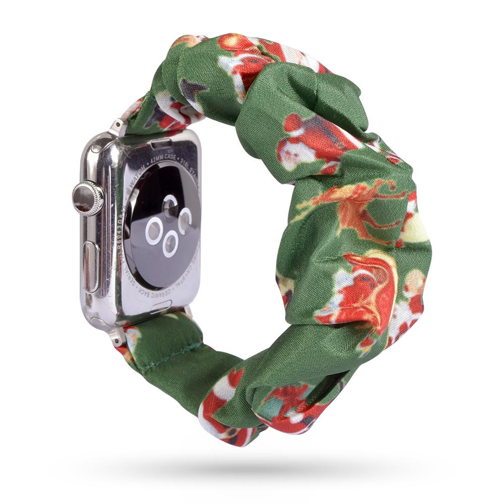 Scrunchie Strap for apple watch band 44mm 40mm 45mm 41mm 38mm 42mm 49mm correa bracelet iwatch series 4 5 6 3 SE 7 8 9 ultra 2