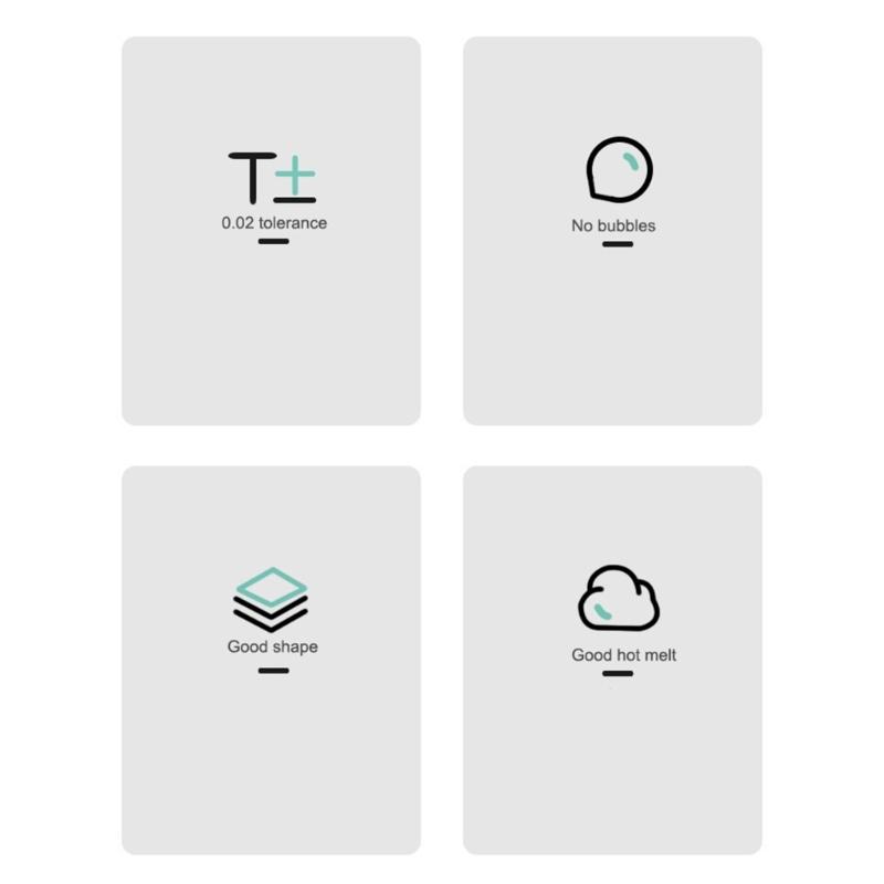 1.75mm Diameter PCL 3D Pen Filaments Random Color, Smooth Texture Filaments for Low Temperature 3D Printing Pen