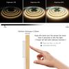 Dimmbare USB 5V LED Unterschrankleuchte COB-Streifen mit durchlässigem 25MM Holz Wireless Control Touch-Schalter DIY Küchenbeleuchtung