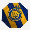 Al Nassr, Football Club Automatic Opening and Closing, 8 rib Structure Portable Umbrella, Suitable for Men and Women in All Seasons  Perfect
