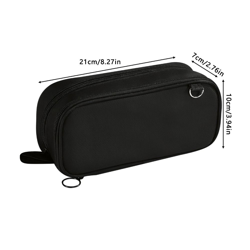 Large Capacity Pen Bag Solid Color Pencil Pouch Minimalist Pencil Case  School Supplies