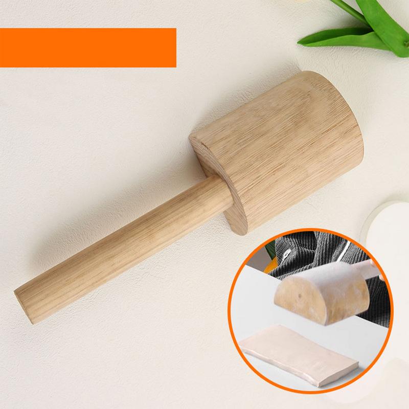 Ceramic Solid Wood Clapping Board Soft Clay Supplies High Quality Wooden Tap Hammer with Tooth Professional Pottery Tool