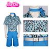 2023 Barbie Cosplay Costume Ken Blue Anime Set Halloween Outfit Polyester Fabric Popular Movie Theme Available In Multiple Sizes