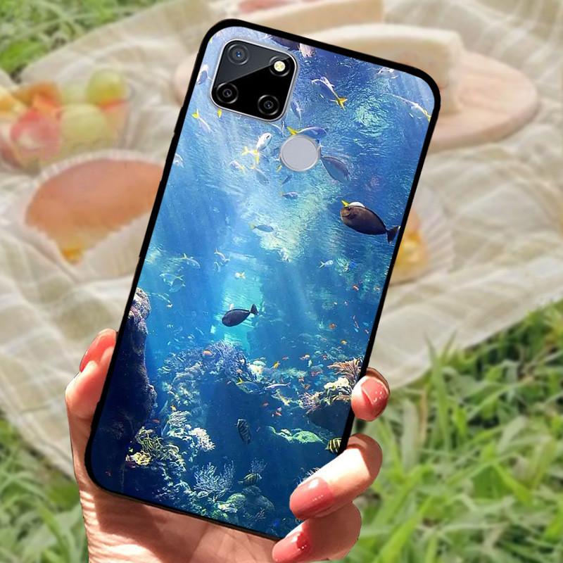 For OPPO Realme C21Y Case Marble Fashion Soft Silicon Cover for Realme C21 C25 C25s Phone Cases Protective Realmi C 21 Y Capa