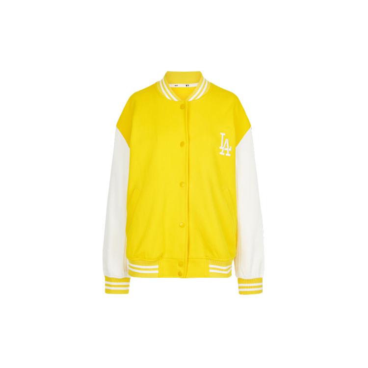 MLB X Disney MLB X Disney Baseball Jerseys Unisex Yellow Baseball Collar Moderate Straight Fit 31JPK2011-07Y XL