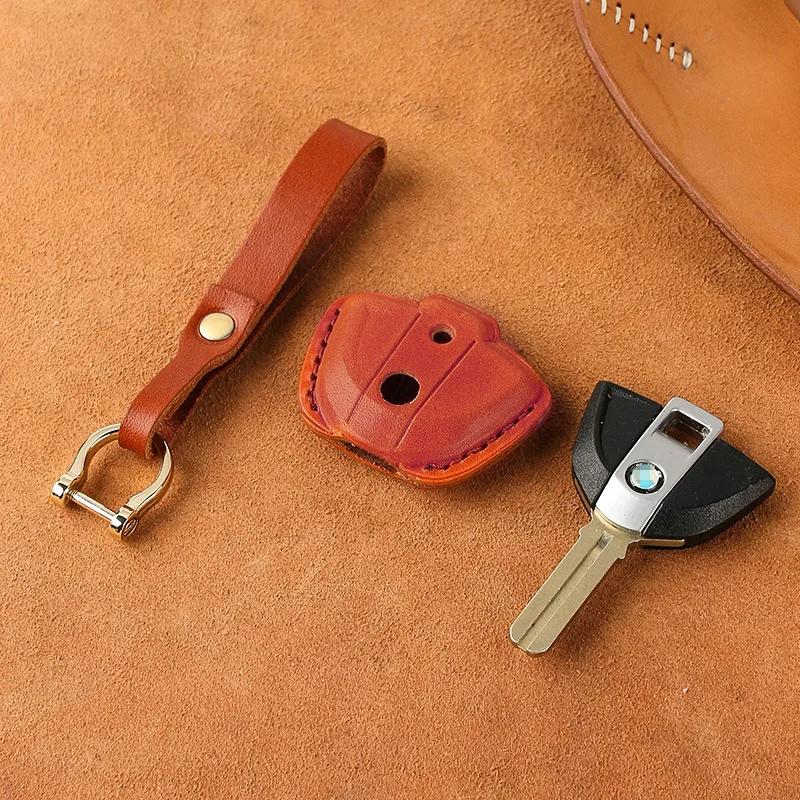 For Bmw Motorcycle Leather Key Cover R Nine-T F800Gs C400X R1200Gsg310Gs Motorcycle Key Decoration Modification Protective Cover