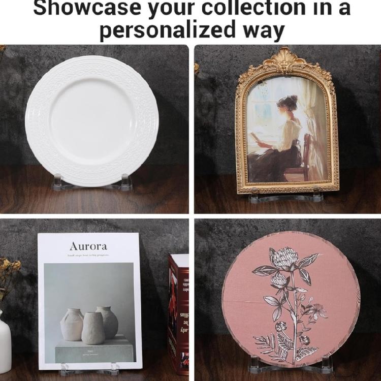 Plate Holders Easels Display Stand,Plate Stands for Display Tabletop Picture Stand Small Easels for Display Pictures Book